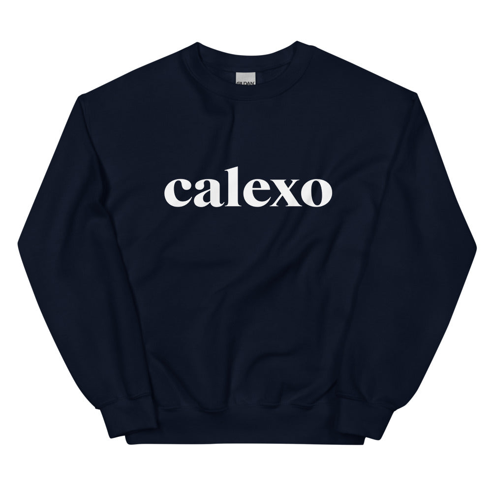 Navy Calexo Logo Crewneck Sweatshirt