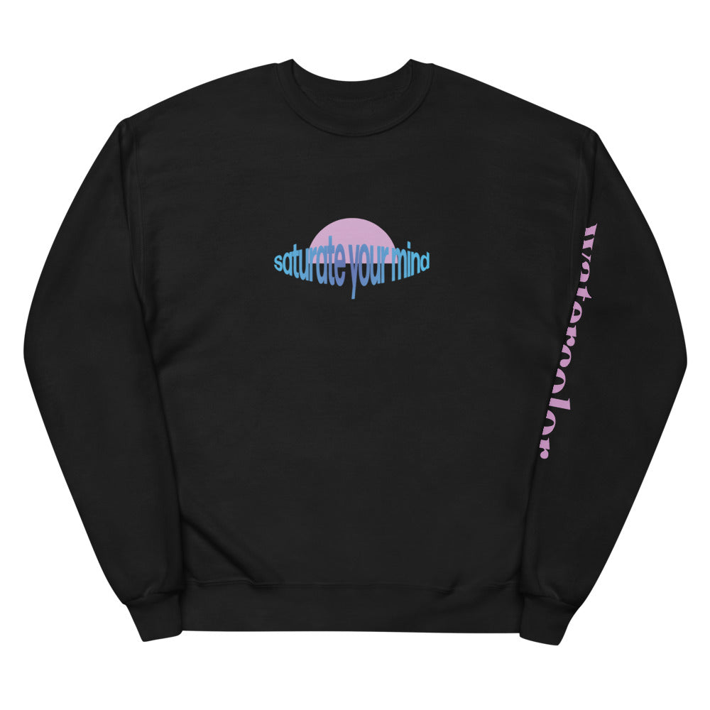 Saturate Your Mind Black Sweatshirt