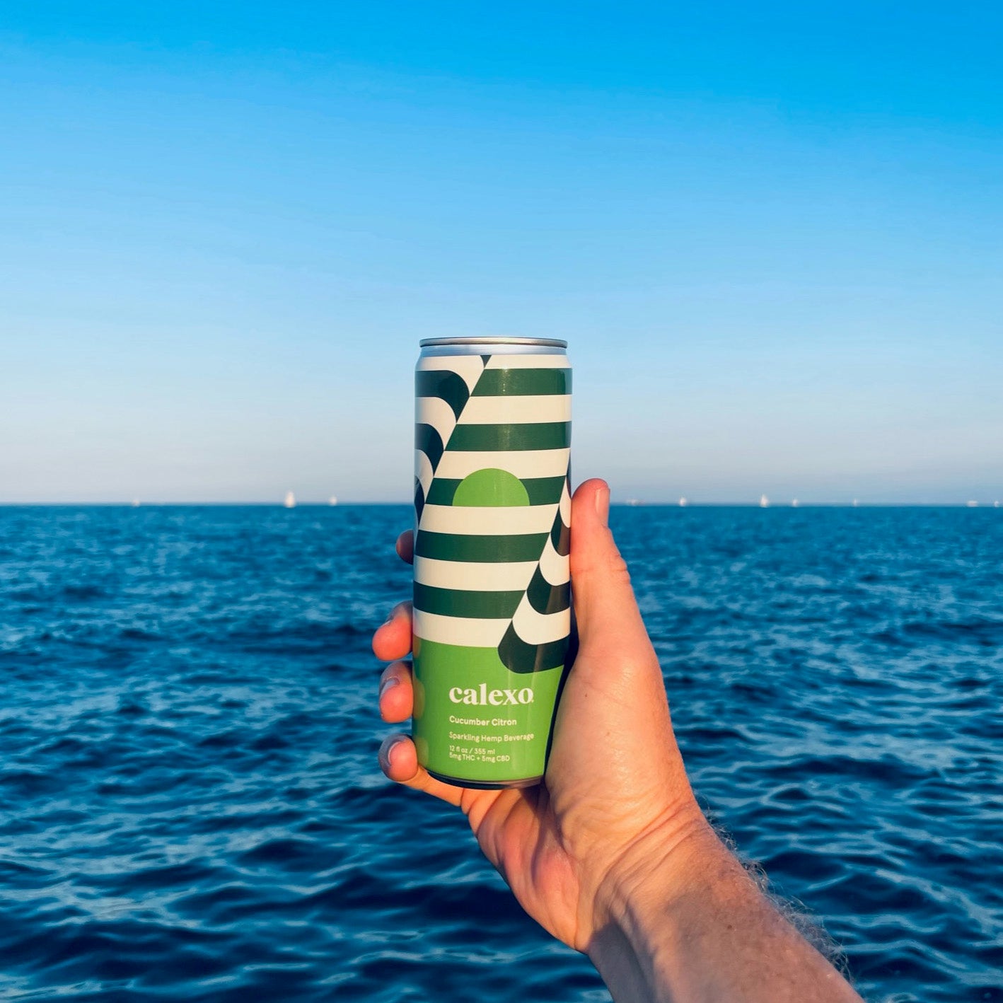 Cucumber Citron 12oz. Sparkling Hemp Beverage (Infused 5mg THC + 5mg CBD)