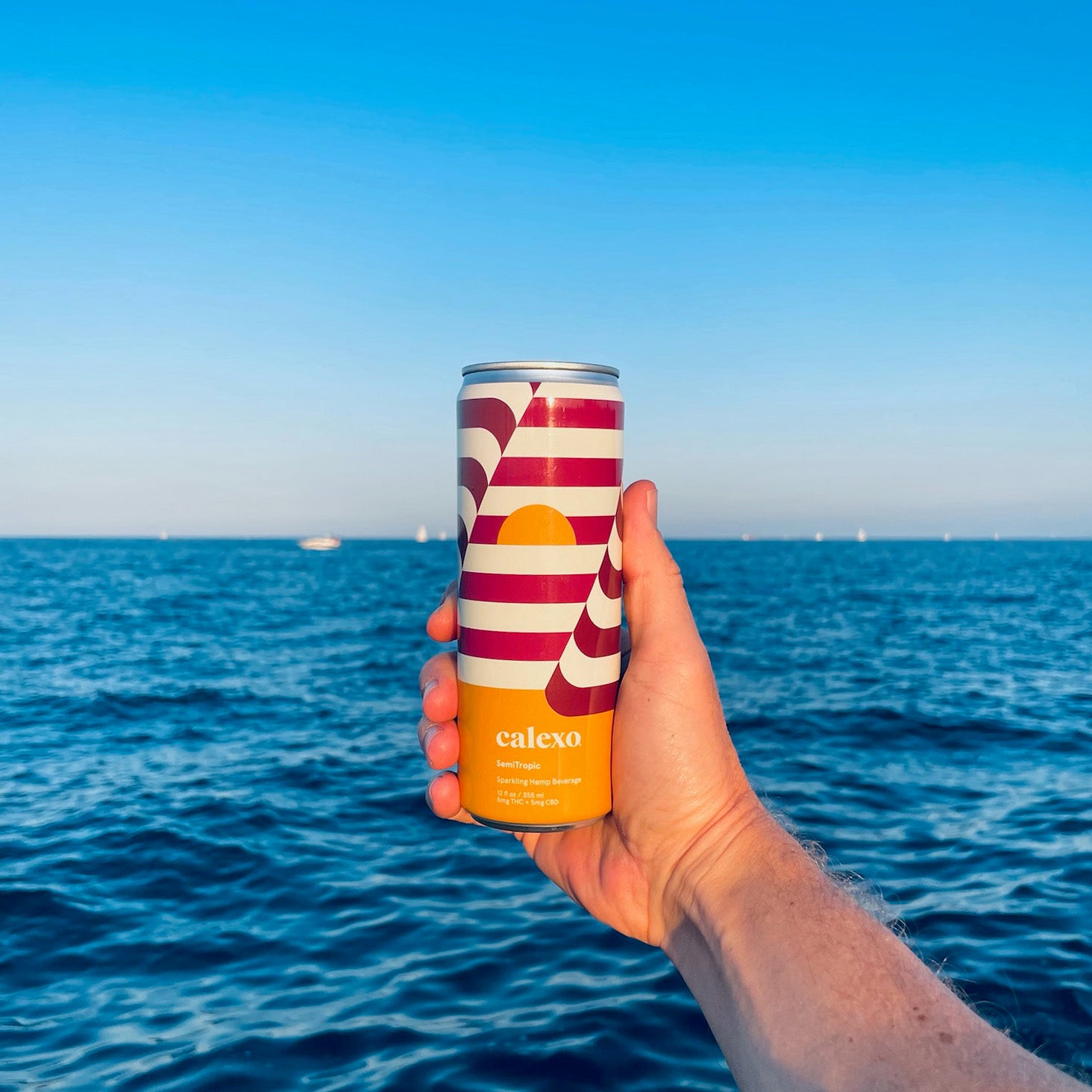 SemiTropic 12oz. Sparkling Hemp Beverage (Infused 5mg THC + 5mg