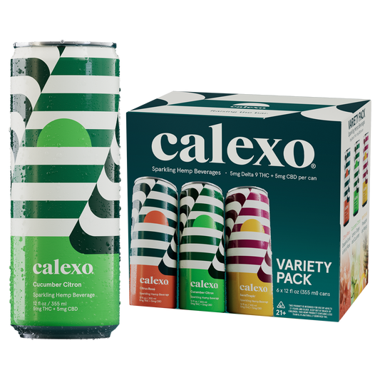 Calexo Variety Pack 12oz. 6pk - Sparkling Hemp Beverages