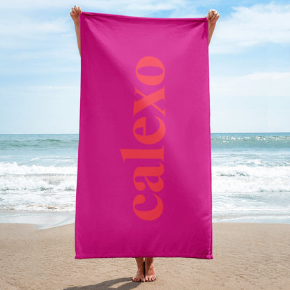 Fuchsia Beach Towel